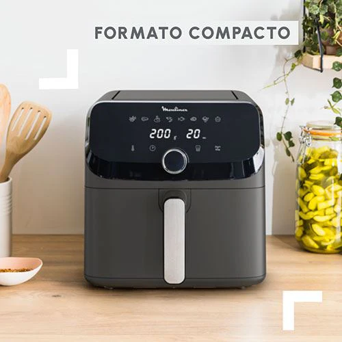 Fritadeira sem Óleo AirFryer Moulinex EZ855HF0 EasyFry Mega 7.5 L - Preto - Image 3