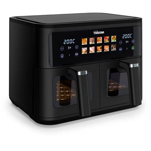 Fritadeira sem Óleo AirFryer Tristar FR-9075 Dupla 9L - Preto