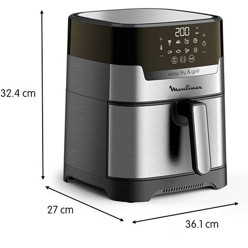 Air Fryer Moulinex 4,2L | 1,2Kg - Inox - Image 9