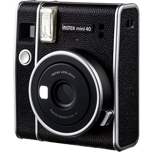 Máquina Fotográfica Instantânea Bundle Câmara Fujifilm Instax mini 40 + Carga Instax Mini Contact Sheet + Bolsa - Preto - Image 3