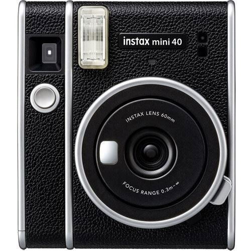 Máquina Fotográfica Instantânea Bundle Câmara Fujifilm Instax mini 40 + Carga Instax Mini Contact Sheet + Bolsa - Preto - Image 4