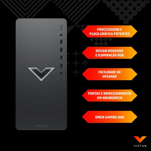 Desktop Gaming Victus by HP TG02-0032NP | GeForce GTX 1650 | Ryzen 5 5600G | 8GB | 512GB SSD - Image 3