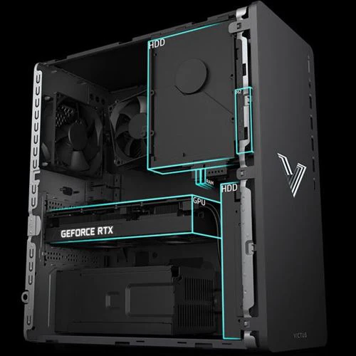 Gaming Desktop PC HP Victus 15L TG02-0050np AMD Ryzen 5 8GB RAM 512GB SSD RX 6400 4GB - Image 4