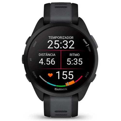Smartwatch Garmin Forerunner 165 Music - Preto/Cinzento - Image 2
