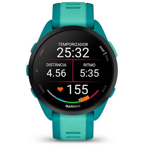 Smartwatch Garmin Forerunner 165 Music - Verde Turquesa - Image 2