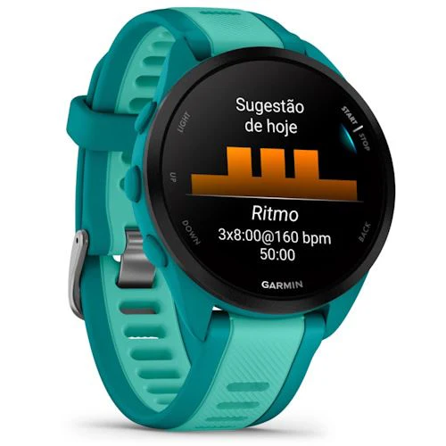 Smartwatch Garmin Forerunner 165 Music - Verde Turquesa - Image 3