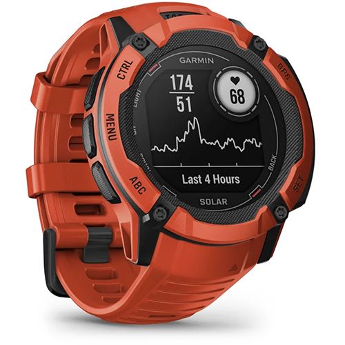Smartwatch Garmin Instinct 2X Solar - Vermelho - Image 2