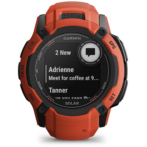 Smartwatch Garmin Instinct 2X Solar - Vermelho - Image 6