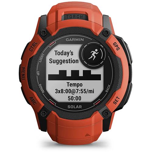Smartwatch Garmin Instinct 2X Solar - Vermelho - Image 7