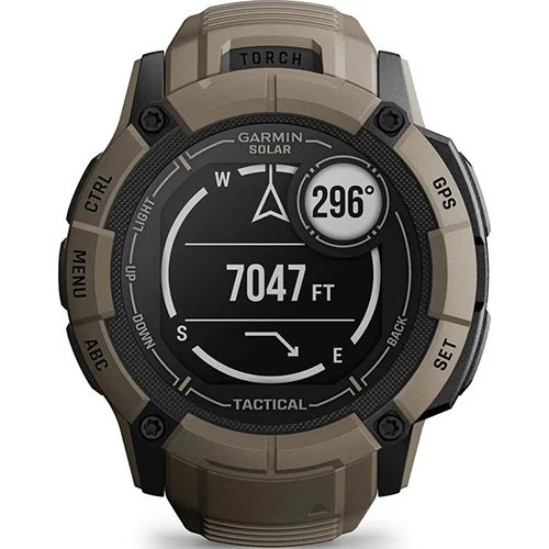 Smartwatch Garmin Instinct 2X Solar Tactical - Castanho - Image 2
