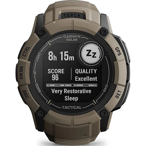 Smartwatch Garmin Instinct 2X Solar Tactical - Castanho - Image 3