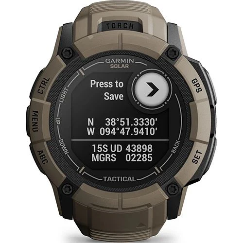 Smartwatch Garmin Instinct 2X Solar Tactical - Castanho - Image 4