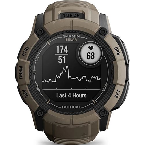 Smartwatch Garmin Instinct 2X Solar Tactical - Castanho - Image 7