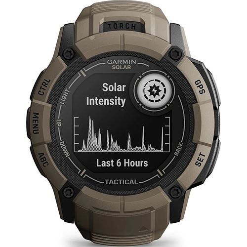 Smartwatch Garmin Instinct 2X Solar Tactical - Castanho - Image 8
