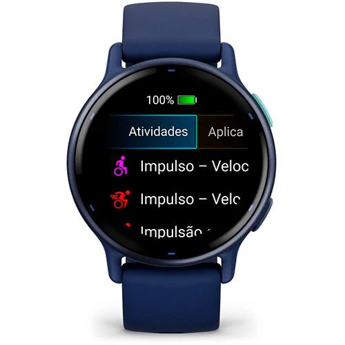 Relógio Desportivo Garmin Vivoactive 5 - Azul Marinho - Image 5