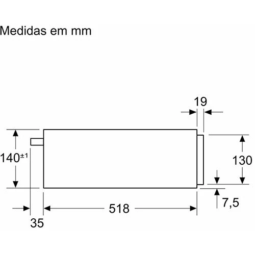 Gaveta de Aquecimento Siemens BI710C1B1 | Preto - Image 7