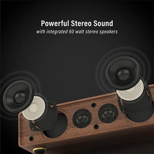 Gira Discos Bluetooth Crosley Stave - Walnut - Image 13