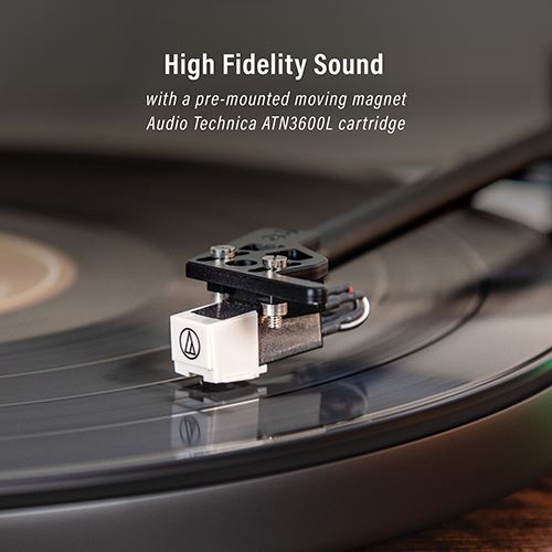 Gira Discos Bluetooth Crosley Stave - Walnut - Image 14