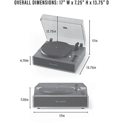 Gira Discos Bluetooth Crosley Stave - Walnut - Image 5