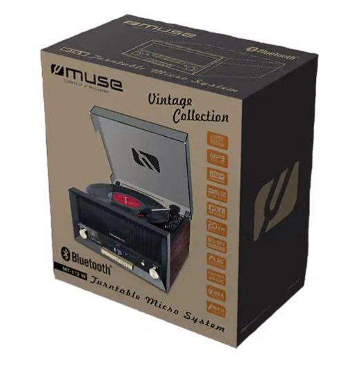 Gira Discos Bluetooth Muse MT112W - Outlet - Grade A - Image 5