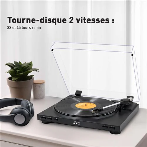 Gira-Discos JVC AL-55B - Preto - Image 2