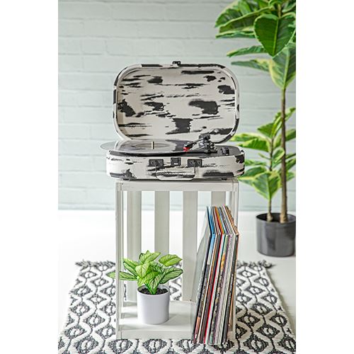 Gira Discos Bluetooh Crosley Discovery CR8009B-BW4 - Branco e Preto - Image 8