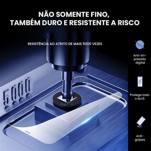 Glass Dúo: Película Ecrã Vidro Temperado + Capa Icoveri para Apple iPhone 14 Plus - Transparente - Image 5