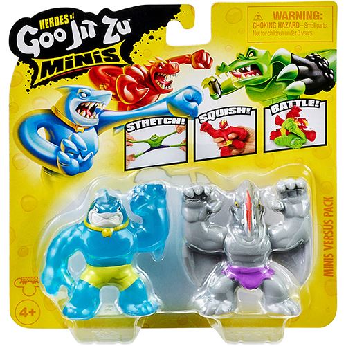 Mini Figuras Heroes Goo Jit Zu  - Pack de 2 -  Concentra - Envio Aleatório - Image 3
