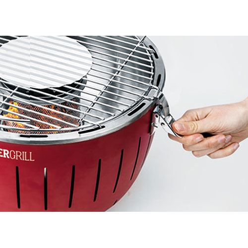 Grelhador Barbecue Flama Mastergrill 4006FL - Vermelho - Image 3