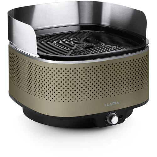 Grelhador a Carvão Flama Mastergrill EVO Terracotta 4014FL - Verde - Image 5