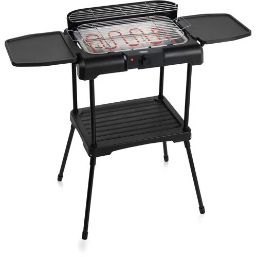 Grelhador BBQ com Apoio Lateral Princess 112250 | 2200 W - Preto