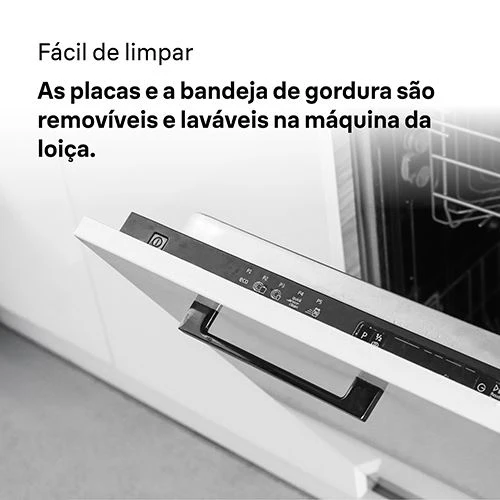 Grelhador Elétrico de Placas Braun CG5033 Multigrill 5 2000W - Preto premium | Aço inox - Image 6