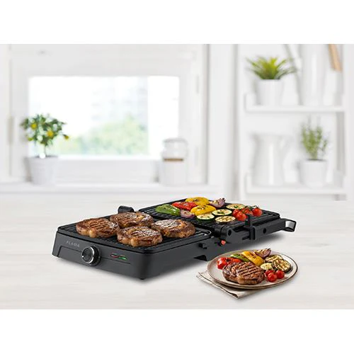 Grelhador Elétrico de Placas Flama 4522FL Heat Pro 2000W - Preto | Inox - Image 7