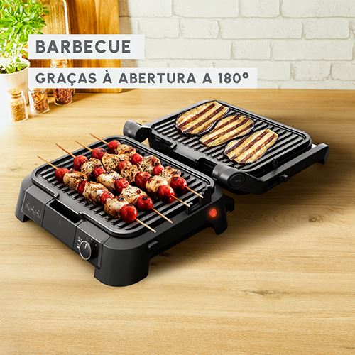 Grelhador Elétrico de Placas Moulinex GI5108F0 Supergrill 3 EM 1 - Preto - Image 4