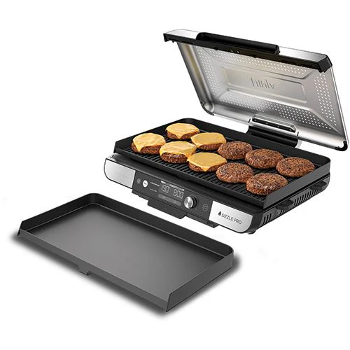 Grelhador Elétrico de Placas Ninja GX101EU 1800W - Preto | Inox - Image 11
