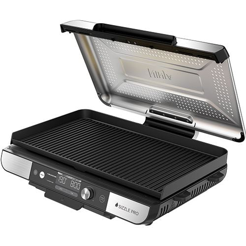 Grelhador Elétrico de Placas Ninja GX101EU 1800W - Preto | Inox - Image 8
