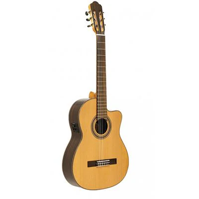 Guitarra Clássica Eléctrica Mazuelo CR-CE - Cor Natural - Angel Lopez - Image 6