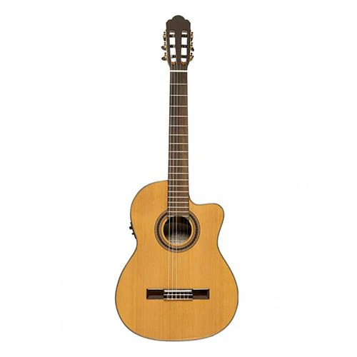 Guitarra Clássica Eléctrica Mazuelo CR-CE - Cor Natural - Angel Lopez - Image 8