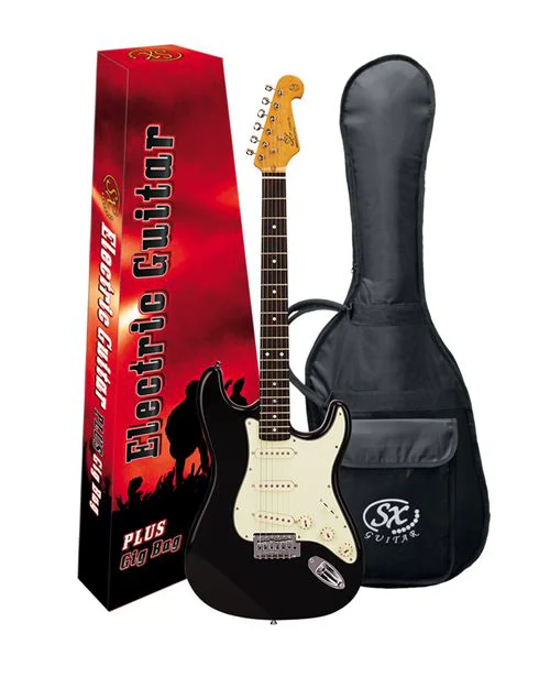 Guitarra Elétrica SST62 Vintage Black + Saco SX - Image 2