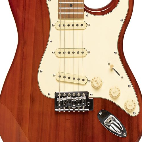 Guitarra Elétrica Stagg SES-55 STF Red - Vermelho Fiesta Transparente - Image 4