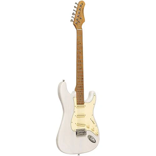 Guitarra Elétrica Stagg SES-55 WHB - Loiro Branco Brilhante - Image 2