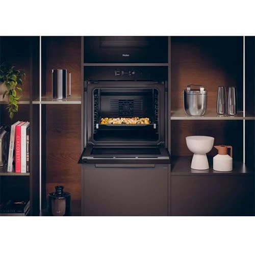 Forno Elétrico Haier H6 ID46G3YTB Série 4 | Pirolítico + Hidrolítico | 78 L | 59.5 cm | A++ | Preto - Image 11