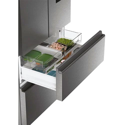 Frigorífico Americano Haier HFW7819EWMP | 192,5x83x66,9 cm | 537 L | E | Inox - Image 6
