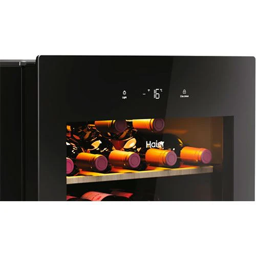 Cave de Vinho Haier WS34GGH1 | 85x47,5x45,6 cm | 34 Garrafas | G | Preto - Image 5