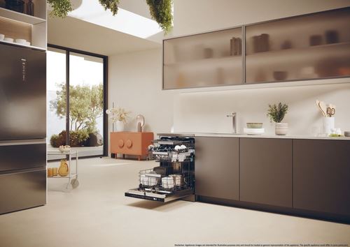 Máquina de Lavar Loiça Haier XF 6B0M3PDX | 16 talheres | 60 cm | B | Aço inoxidável - Image 2