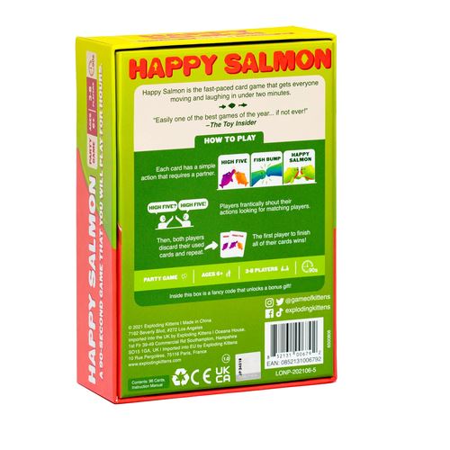 Jogo de Tabuleiro Happy Salmon - Game By Exploding Kittens - Image 2