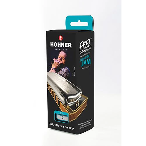 Harmónica Hohner Blues Harp A - Major - Prateada - Image 12