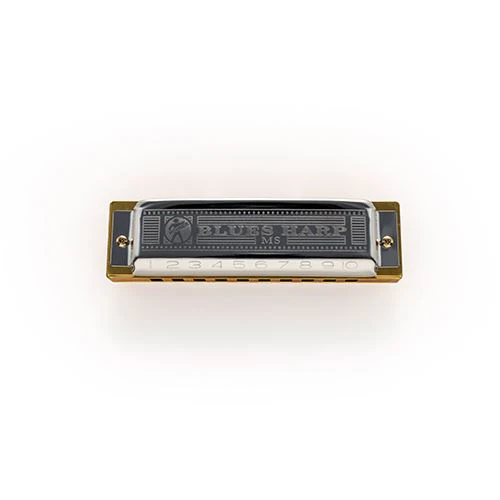Harmónica Hohner Blues Harp A - Major - Prateada - Image 5