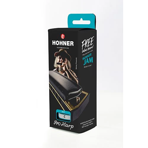 Harmónica Hohner Pro Harp Dó (C) V2 - Preto - Image 11