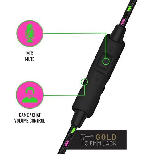 Auscultadores Stealth C6-100 | Nintendo Switch - Verde | Rosa - Image 6